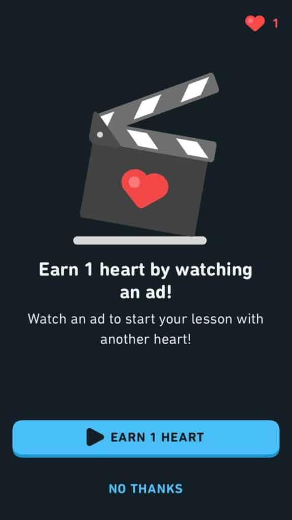 Duolingo-Chinese-Review-Ads-for-Hearts