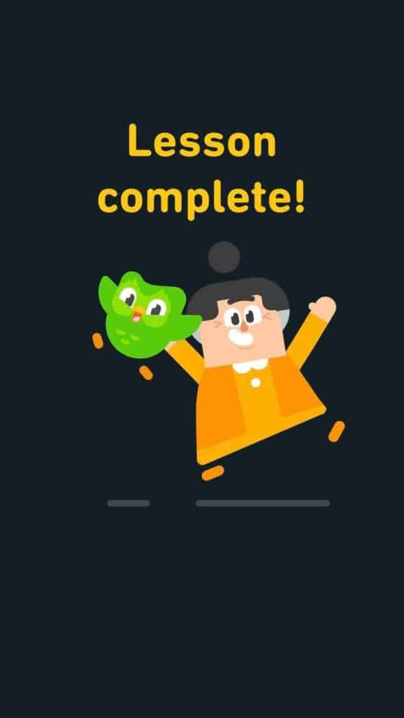 Duolingo-Japanes-Review-Lesson-Complete