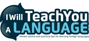 I will teach you a language logo